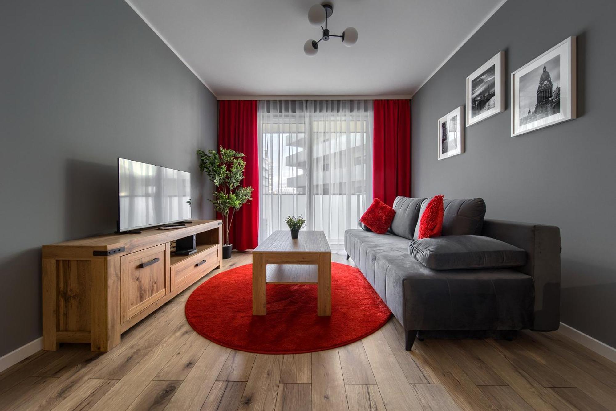 Central Park Red Apartment Вроцлав Екстер'єр фото